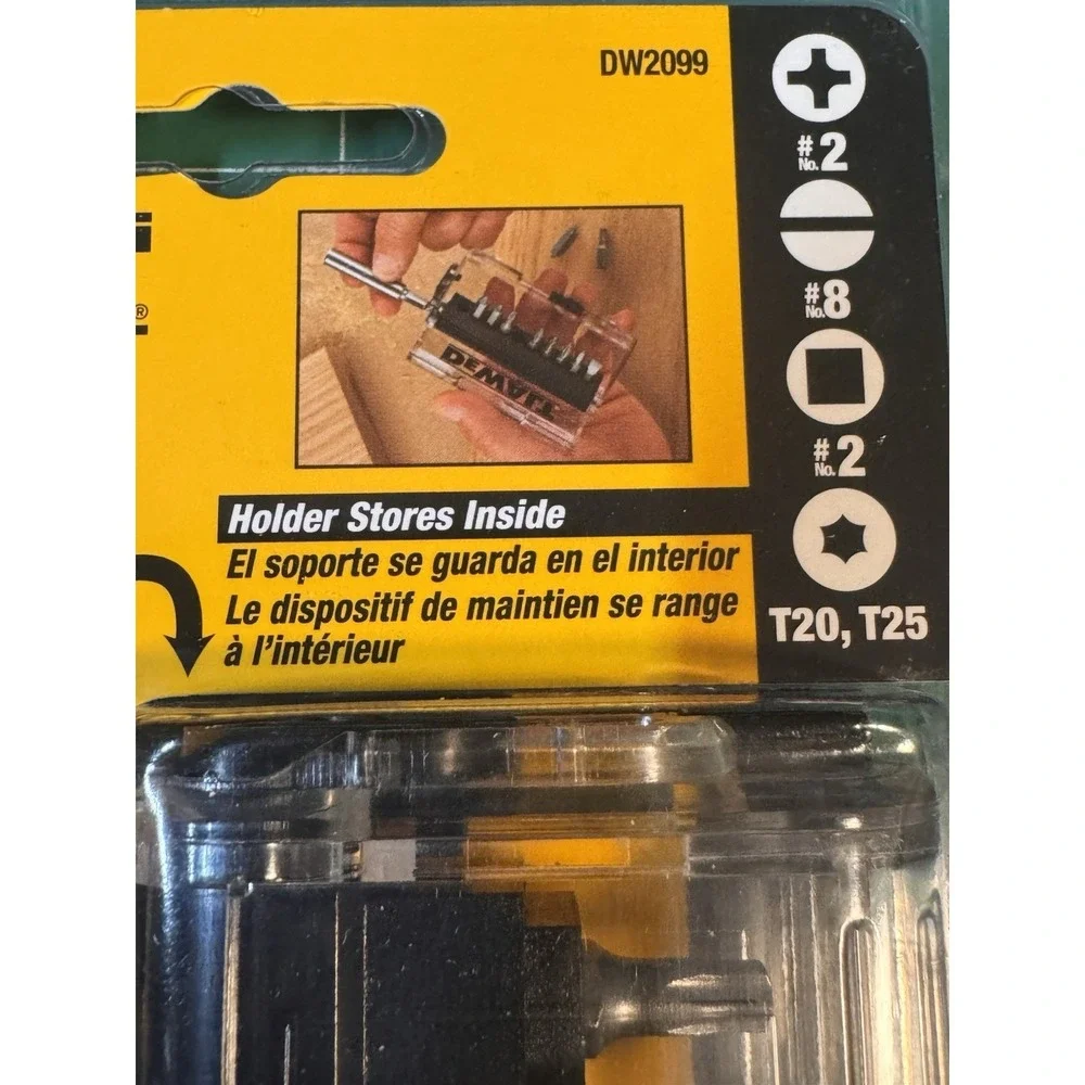 DeWalt 14-Piece Hand Tool Set w/Screwdriver, Torx, Square Bits & Case DW2099 NEW
